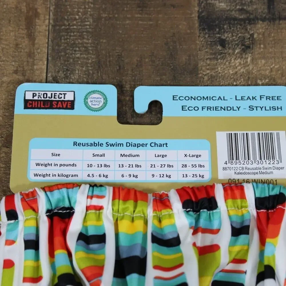 NEW‎ Charlie Banana Medium Boy Girl Reusable Swim Diaper